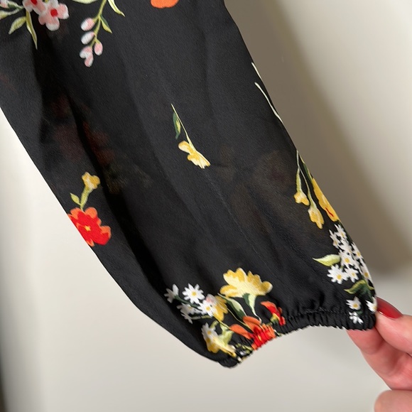 ✨ 3 for $35 ✨ George Black Floral Print Dress - Picture 4 of 12